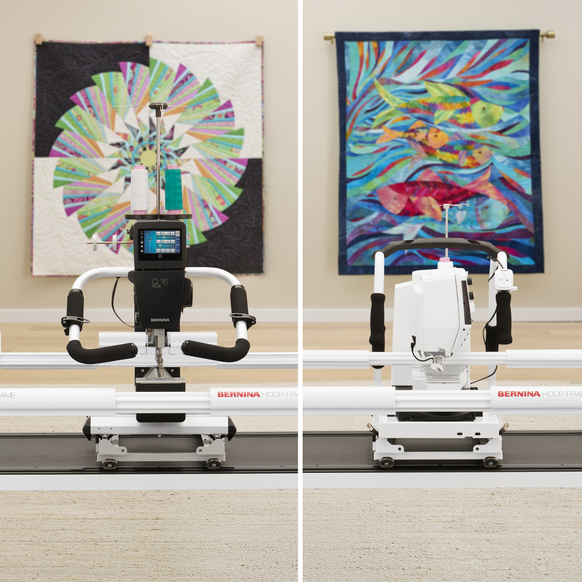 BERNINA Hoop Frame Quilting in comfort BERNINA